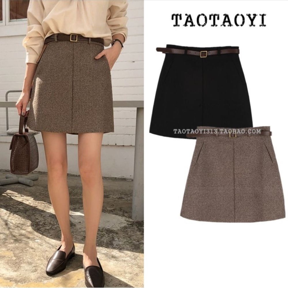 A-Line Black Skirt